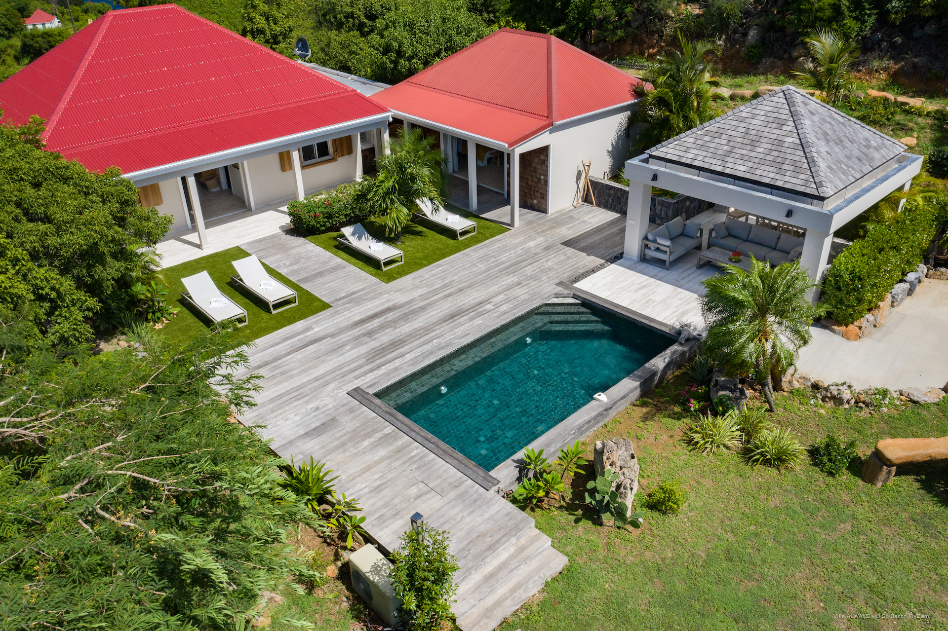 trilogy paradise villa always drone st barth